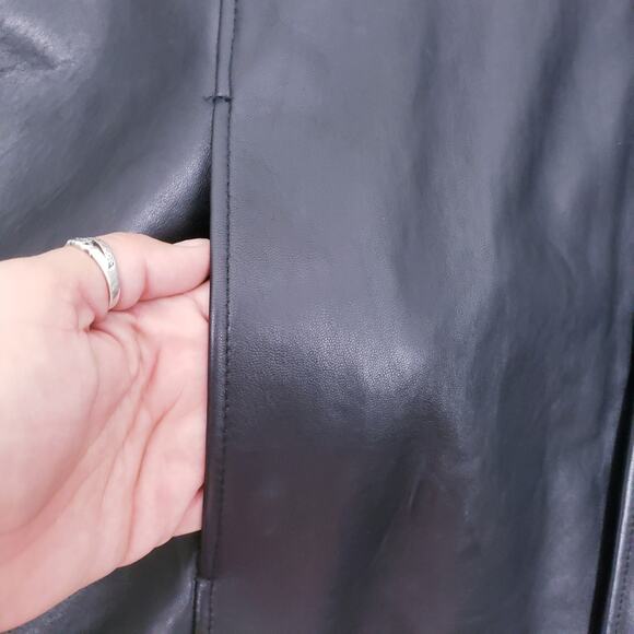 Marc New York by Andrew Marc NWT Men's Black Leather Jacket 2XL XXL Insulated - Picture 4 of 9